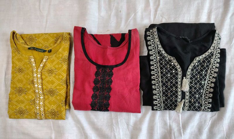 Combo Of 3 Kurti