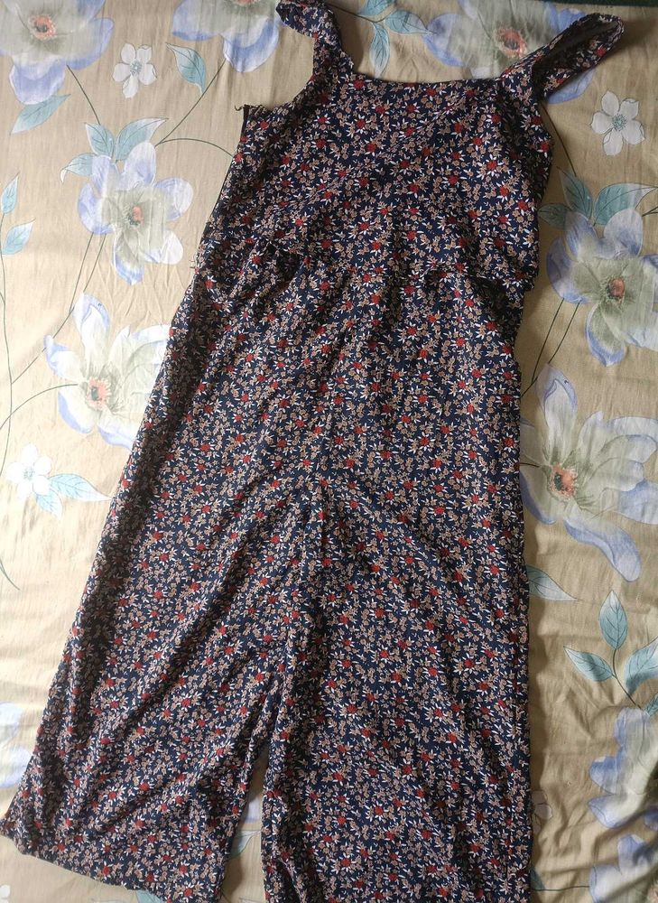 Floral Print Jumpsuit