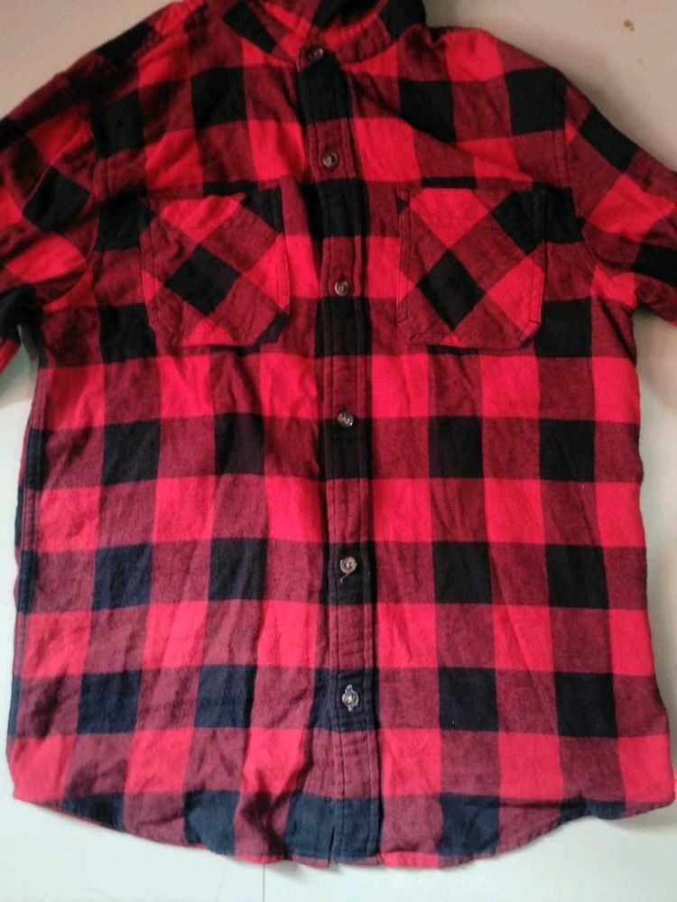 Red &amp; Black Flannel Shirt