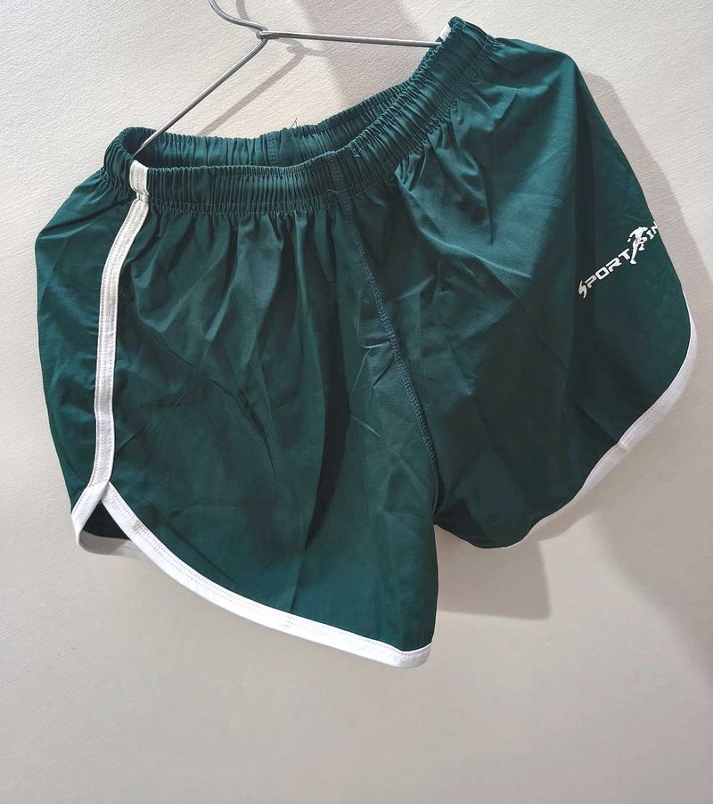 Green Sport Shorts