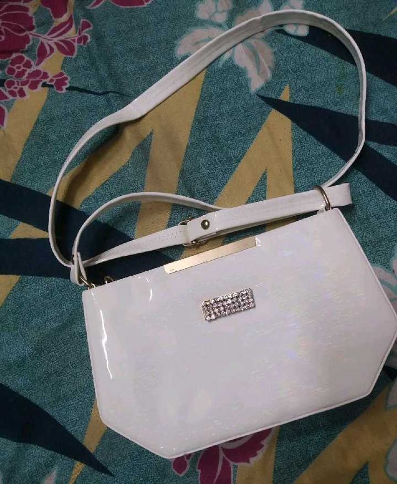 Beautiful White Slingbag
