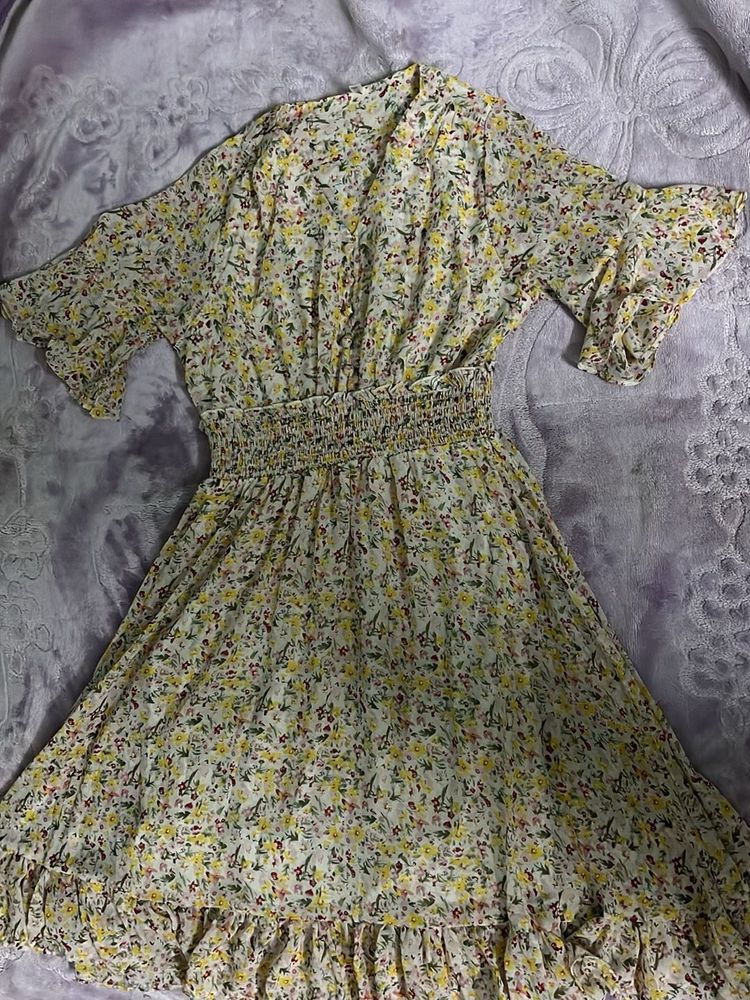 Vintage Floral Dress