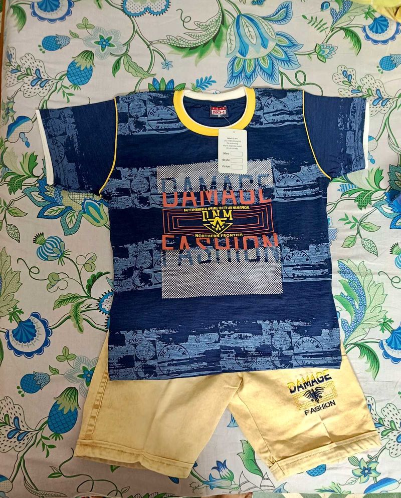 Cute Boys T-Shirt &amp; Shorts Set