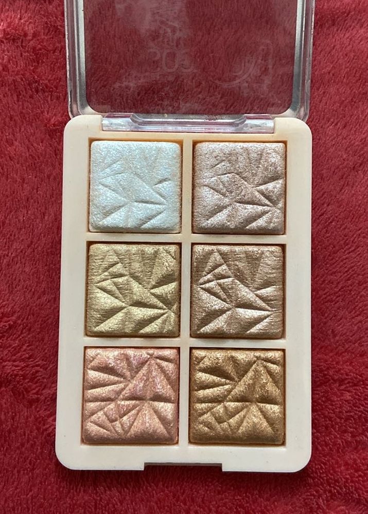 MARS six shades Highlighter Palette
