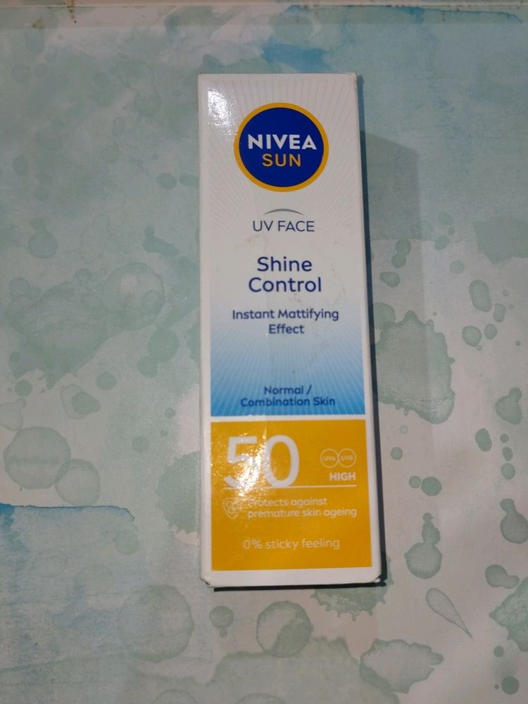 Nivea UV Face Sunscreen