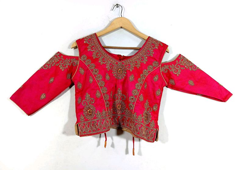 Blouse- Rose Pink &amp; Gold (Women)