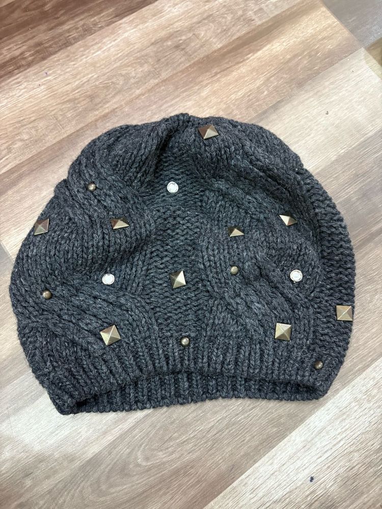 Studded Knit Beanie