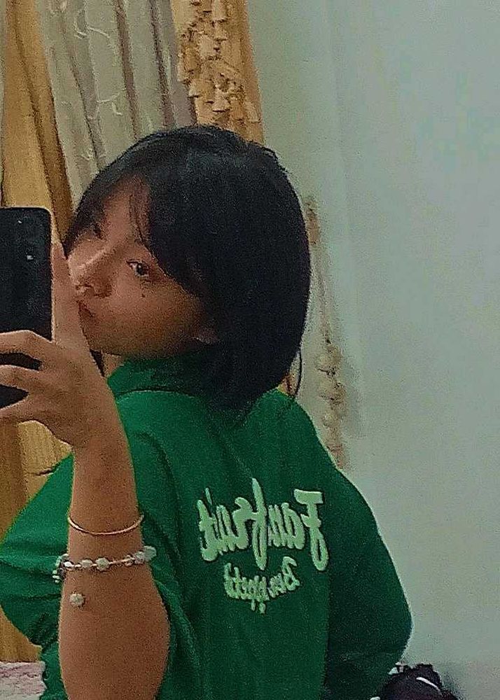 Green Embroidered Sweatshirt