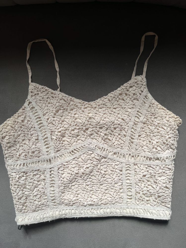 🔔Y2K Crochet Lace Crop Top🔔