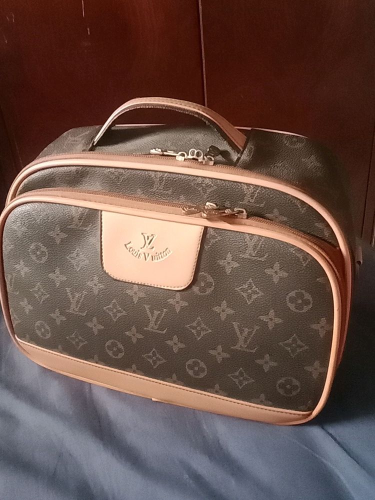 Louis Vuitton Copy Vanity Bag with long handle