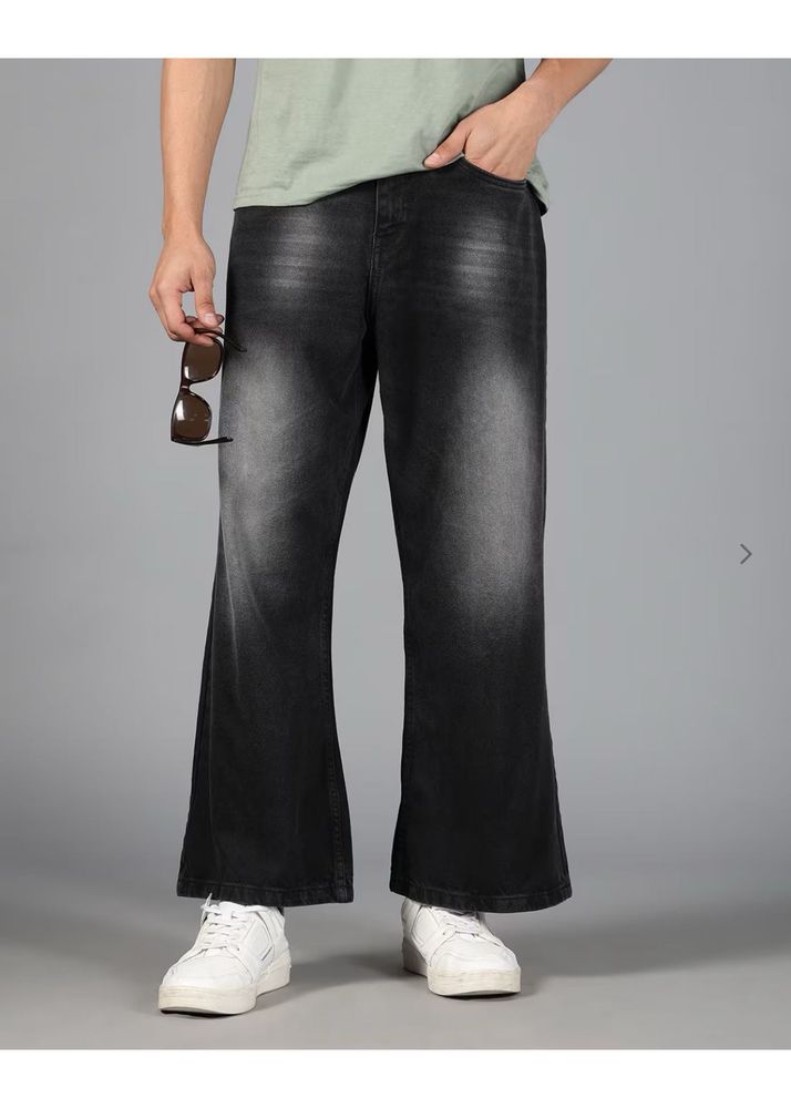 Wide Leg Denim Jeans