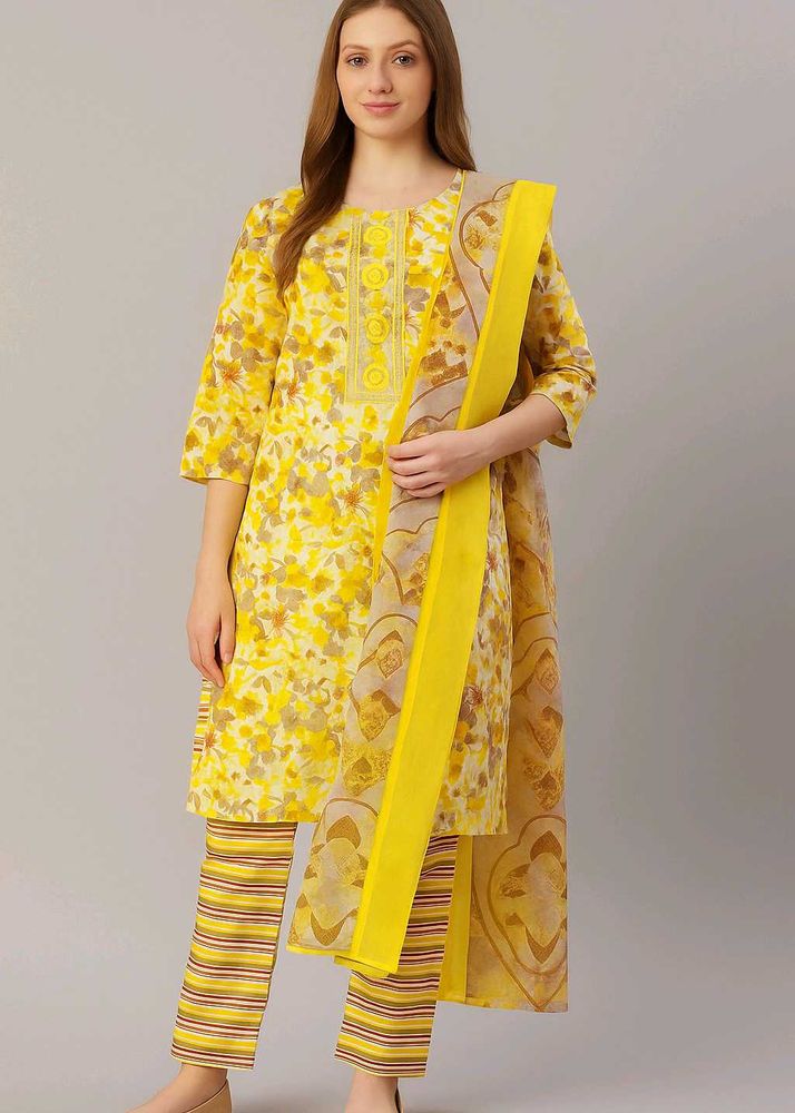 Floral Print Kurta Set