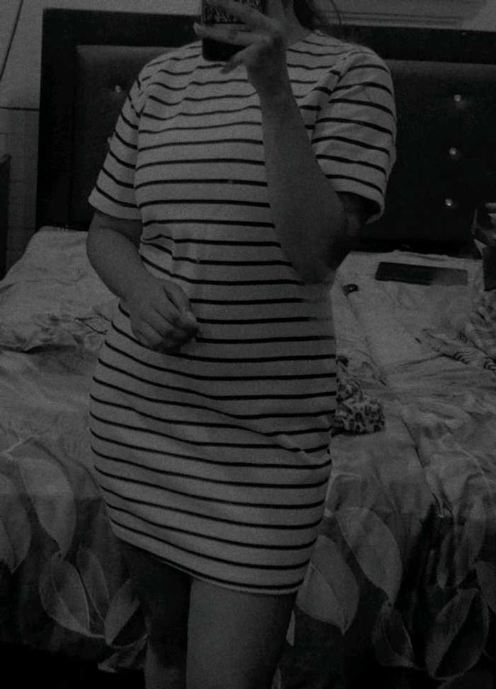 Striped T-Shirt Dress