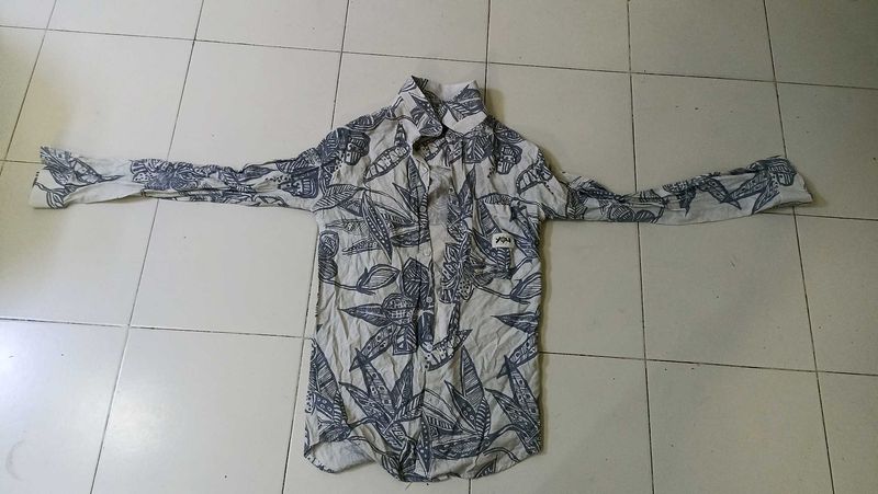 Patterned Long Sleeve Shirt