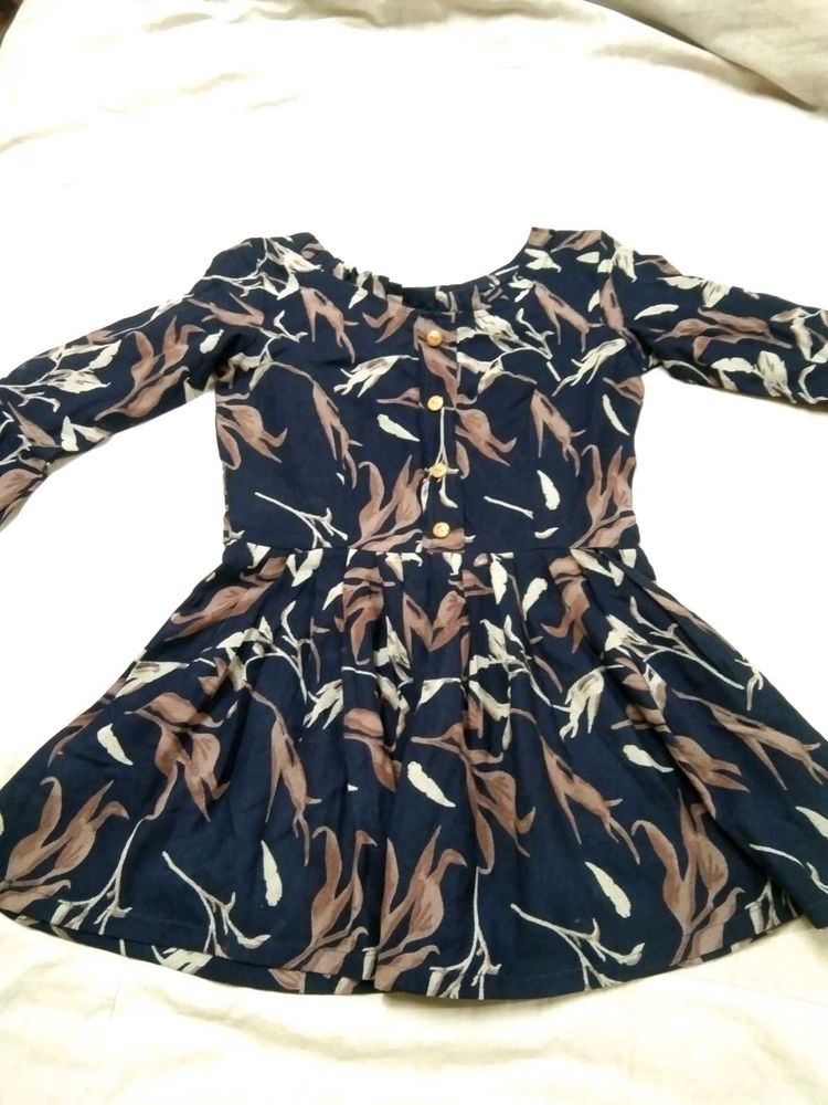 3/4 Sleeve Stylish Blue Top