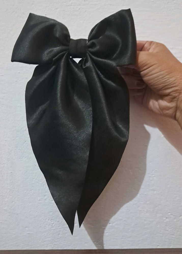 Elegant Black Bow Hair Clip