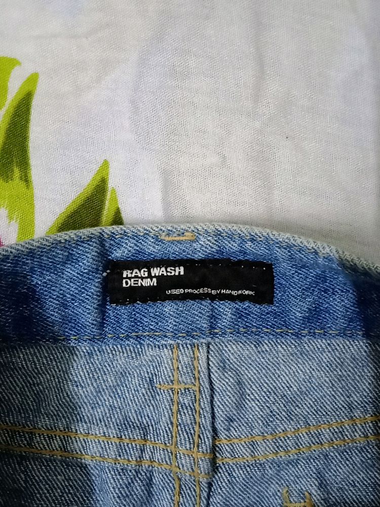 Denim Mini Skirt