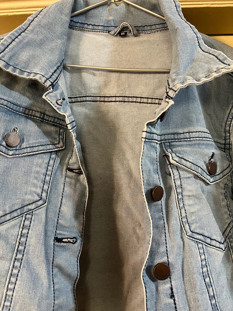 Here&amp;Now Blue Denim Jacket- Medium