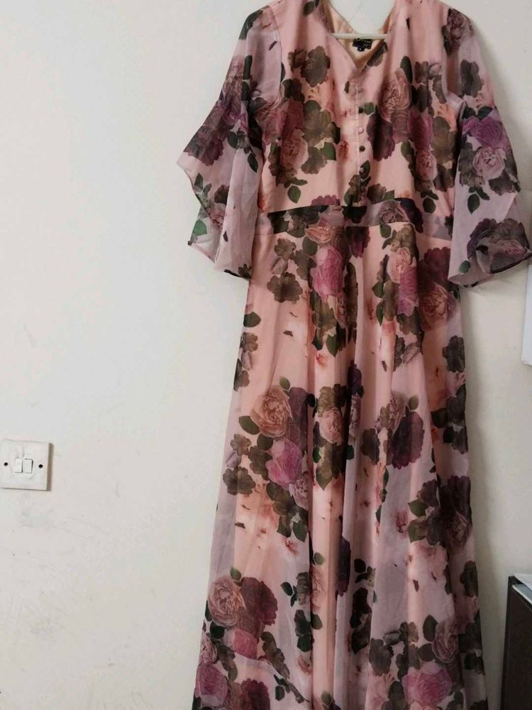 Valentine&#39;s Georgette Western Dress Only For Her
