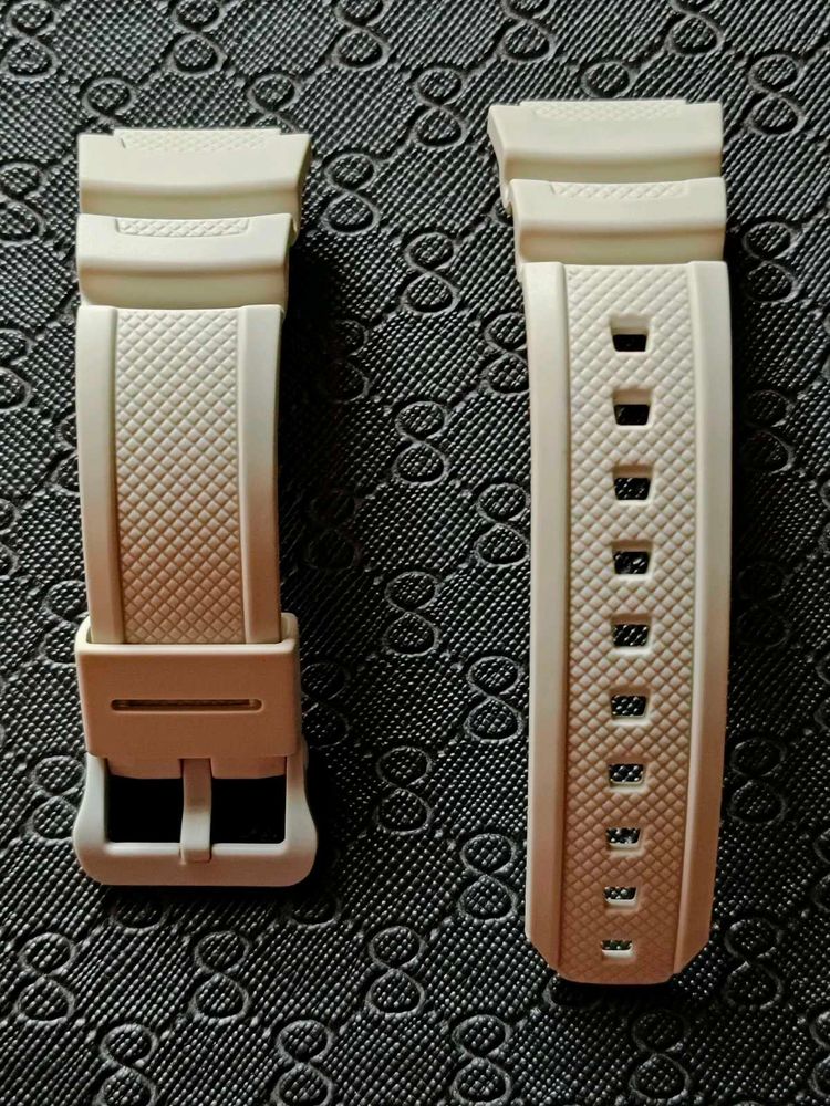 18mm Casio Strap Off White Colour