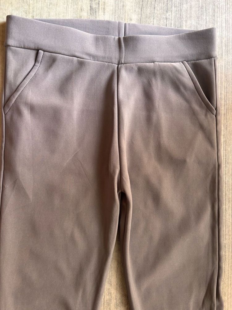 Comfy Brown Casual Pants