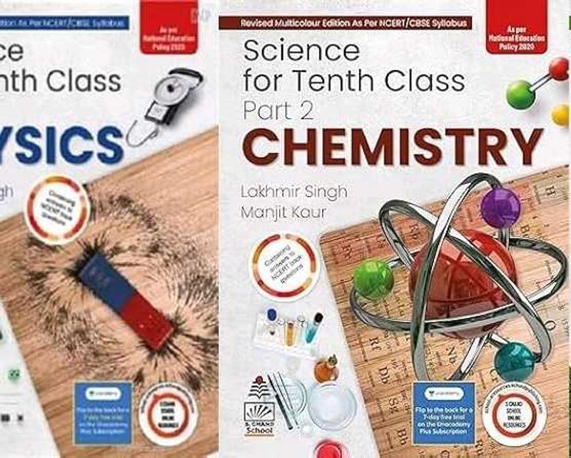 10th Grade Physics &amp; Chemistry Textbooks
