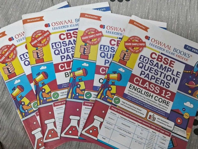 Oswal CBSE Sample Paper Class 12 2025