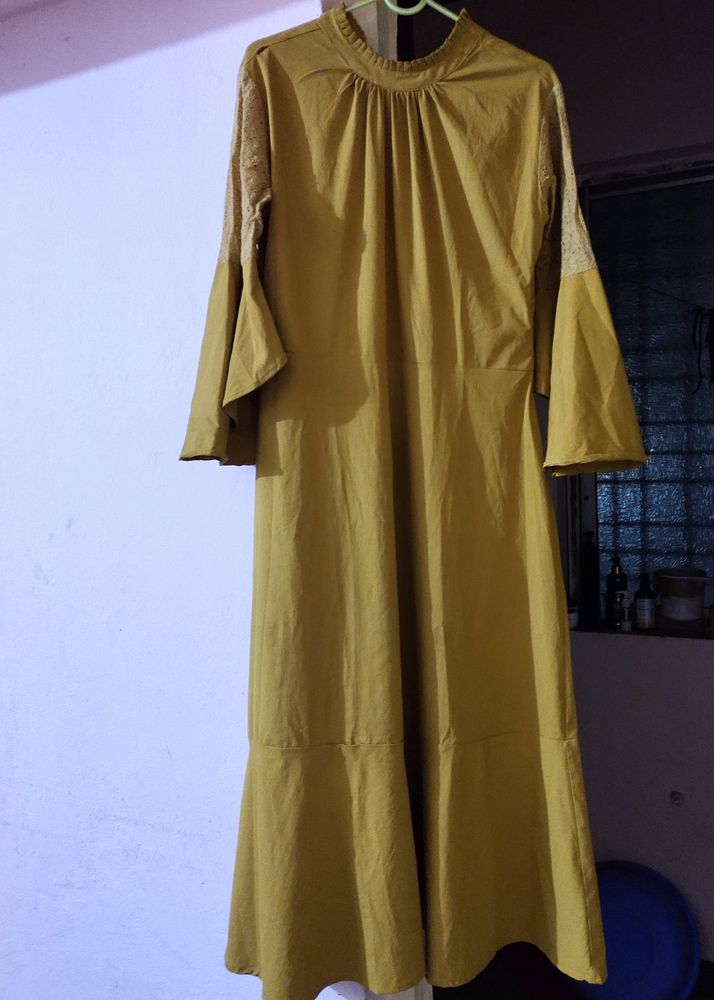 Kurta With Flared Hands