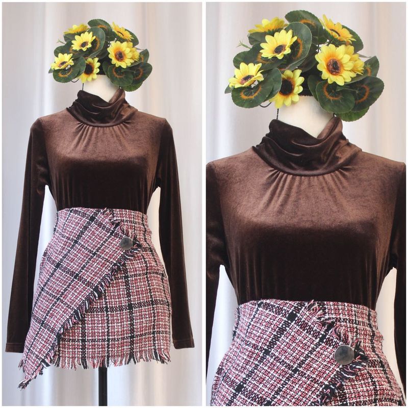 Korean Velvet Top