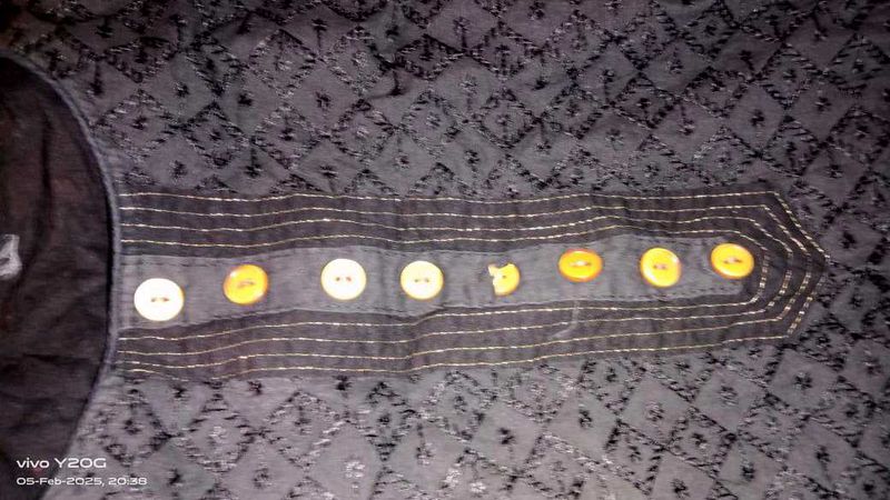 BLACK Chikankari Embroidered Kurti
