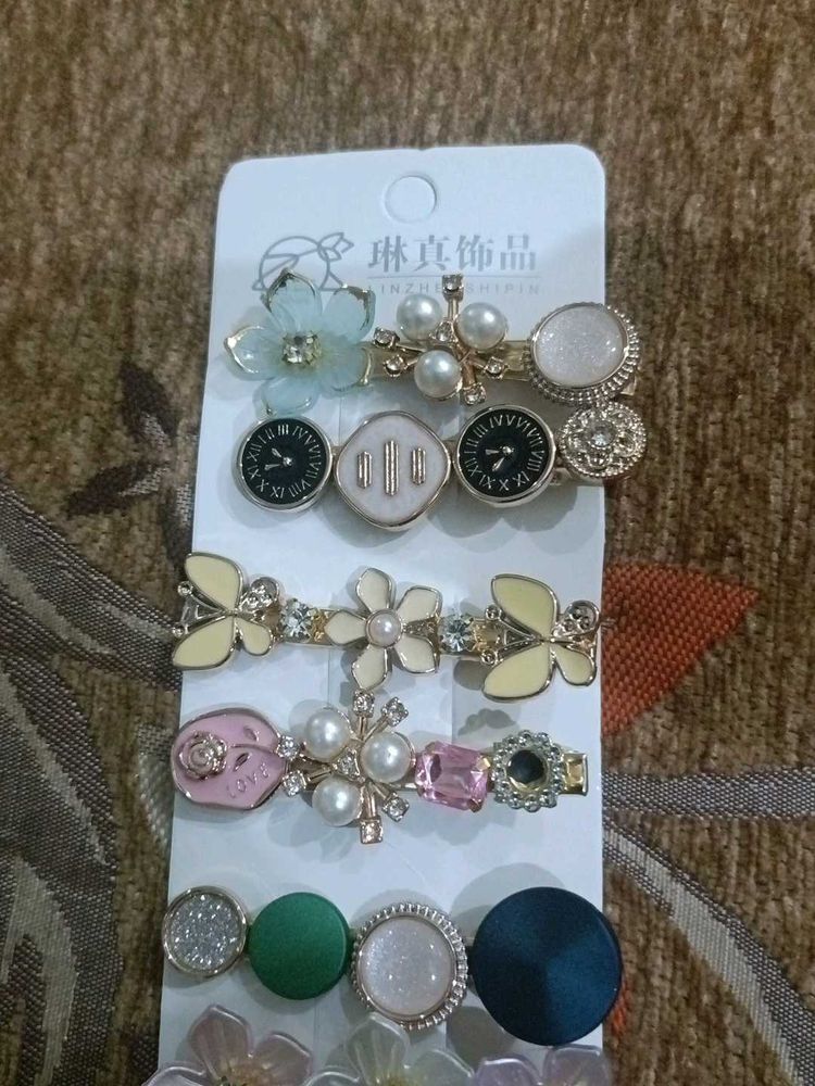 Cute  korean Hair Clip Set of 12