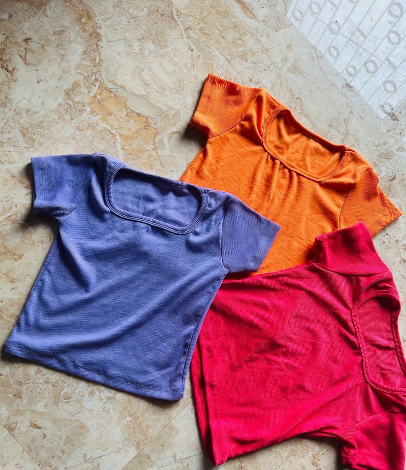 Brand New 3 Crop Tops