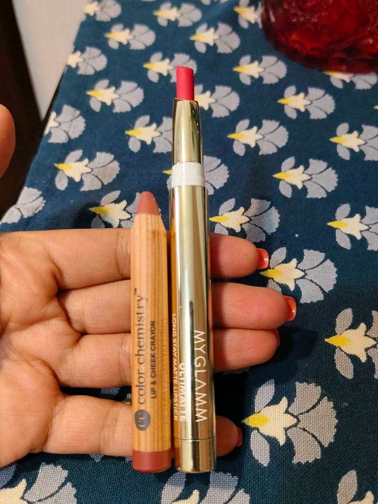MyGlamm &amp; Color Chemistry Lipsticks