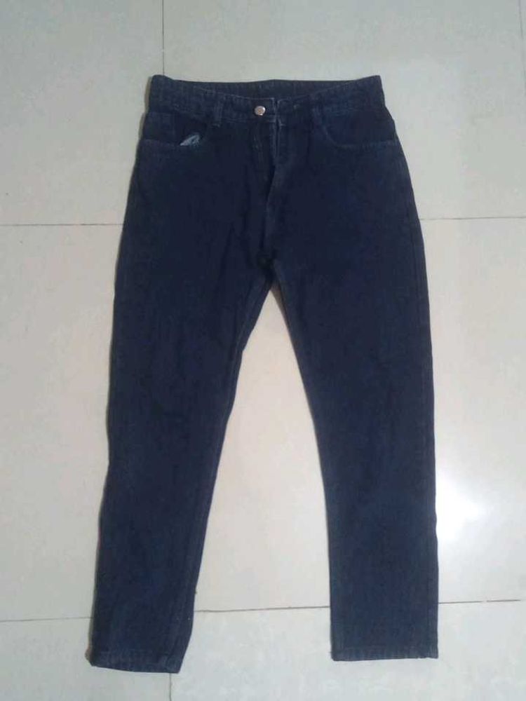 Dark Blue Denim Jeans