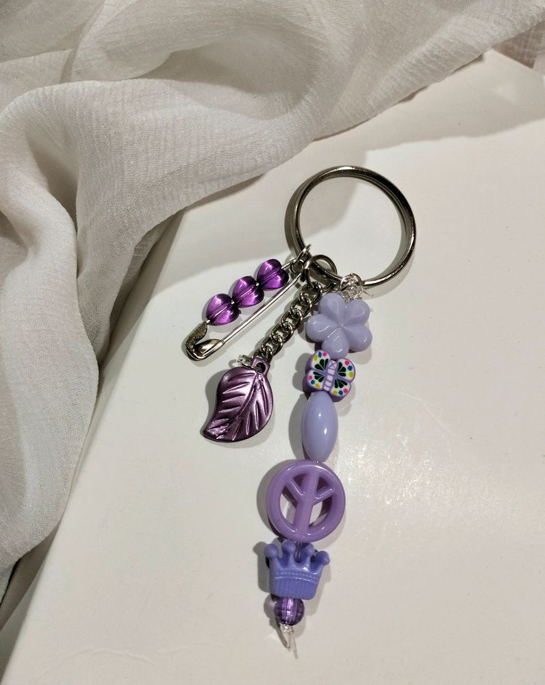 Aesthetic Purple Keychain 💜