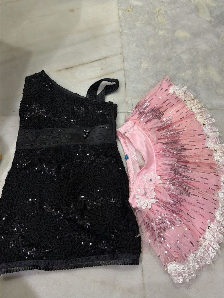 Girls&#39; Party Dresses - Black &amp; Pink