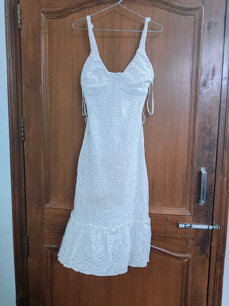 White Lace Summer Dress