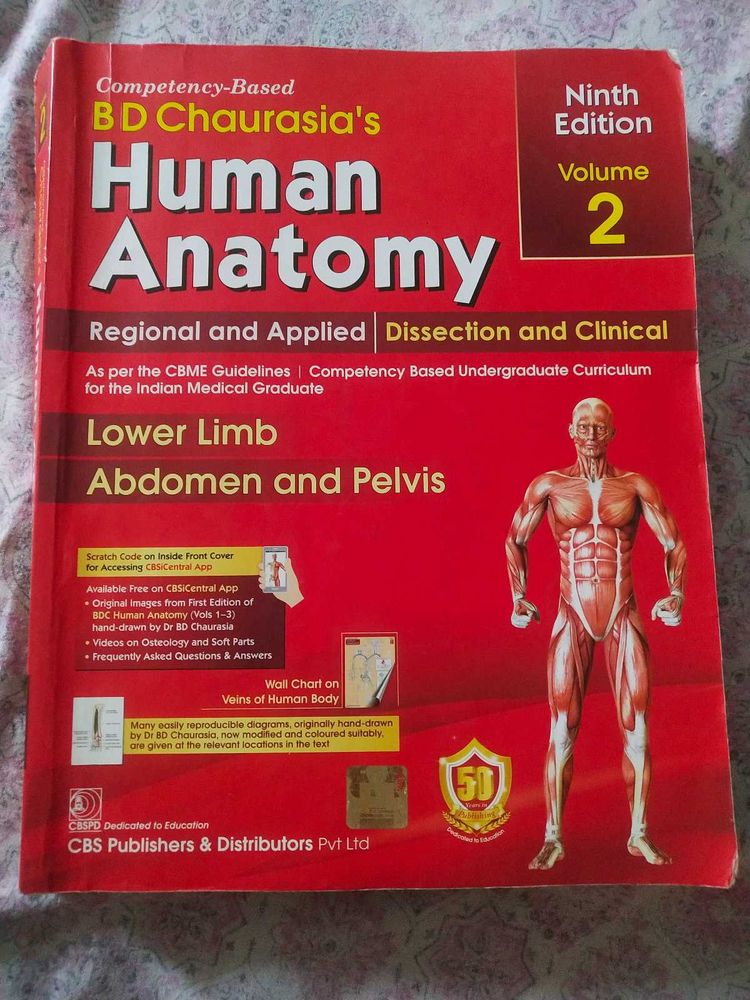 BD Chaurasia&#39;s Human Anatomy Vol 2