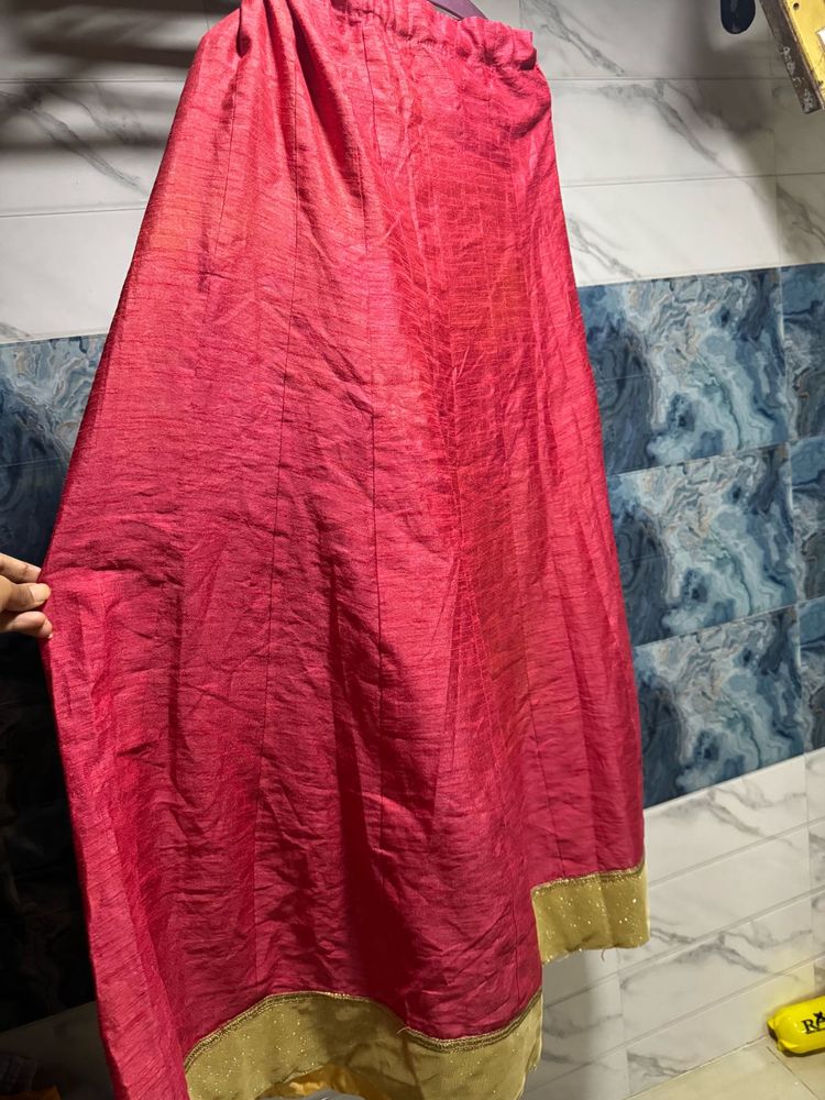Pink Ethnic Skirt