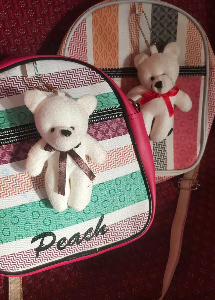 Cute Striped Backpack