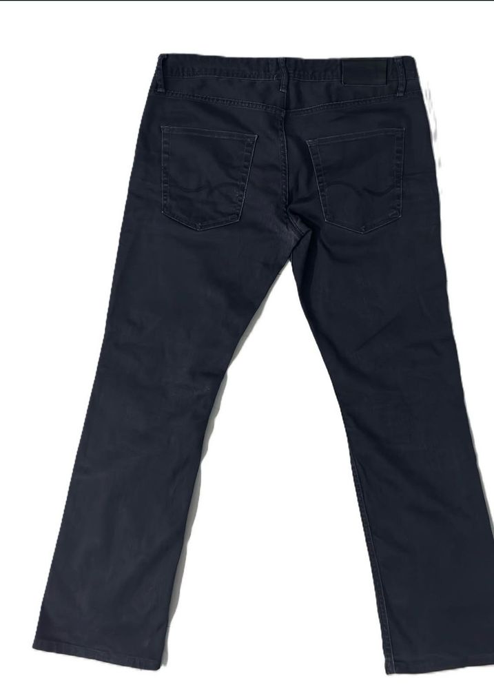 Dark Wash Straight-Leg Jeans