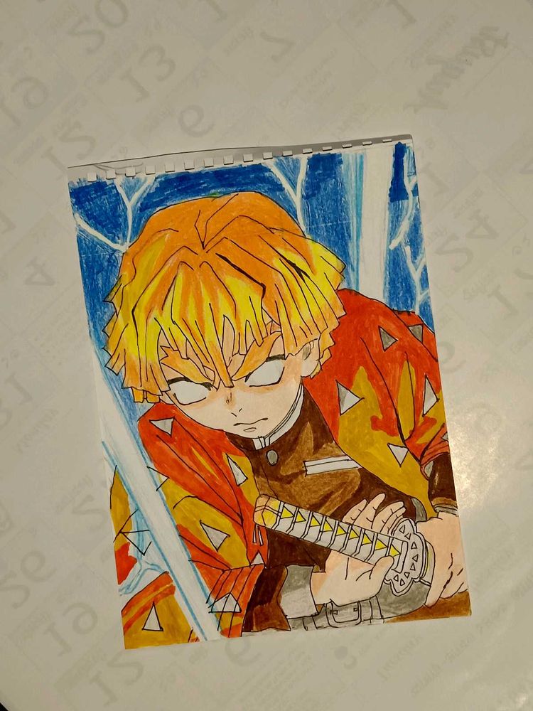 Zenitsu Agatsuma Fan Art