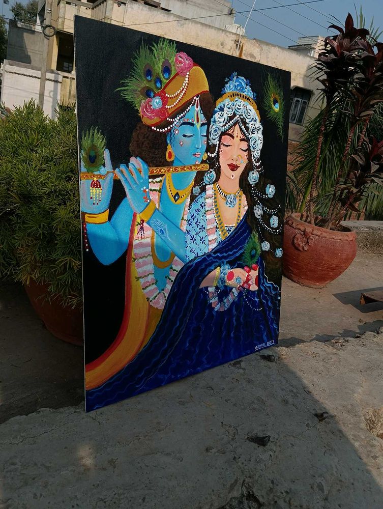 Radha Krishna Painting