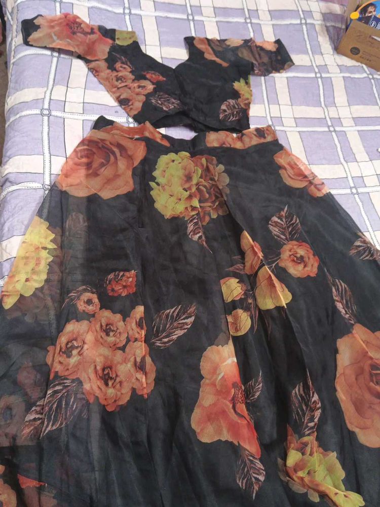 Floral Lehenga Choli Set