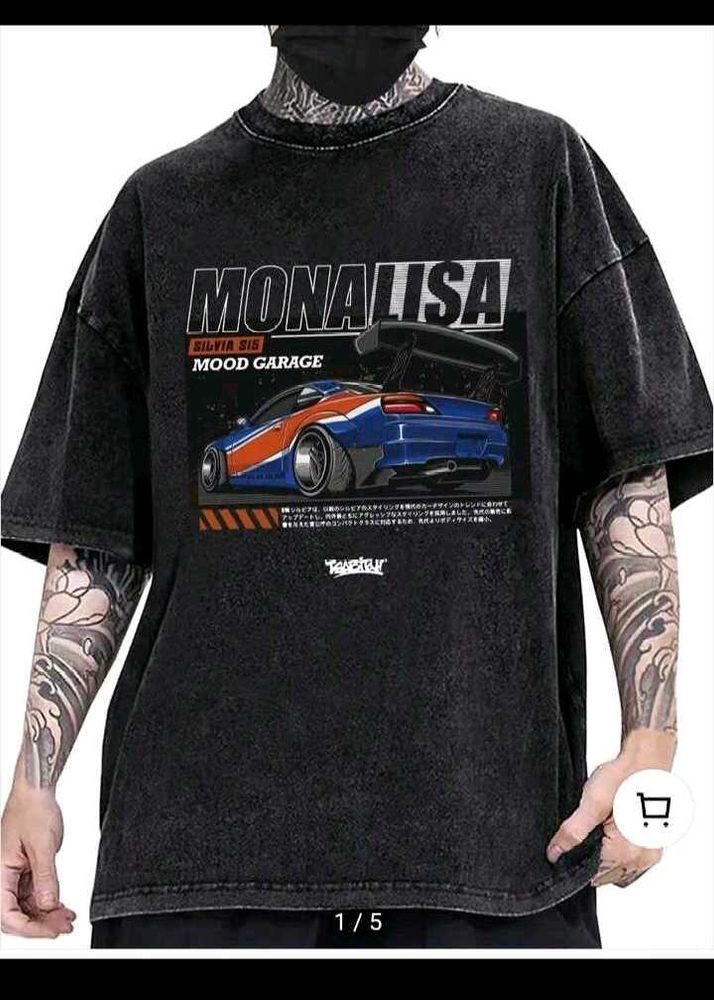 Premium acid wash tee