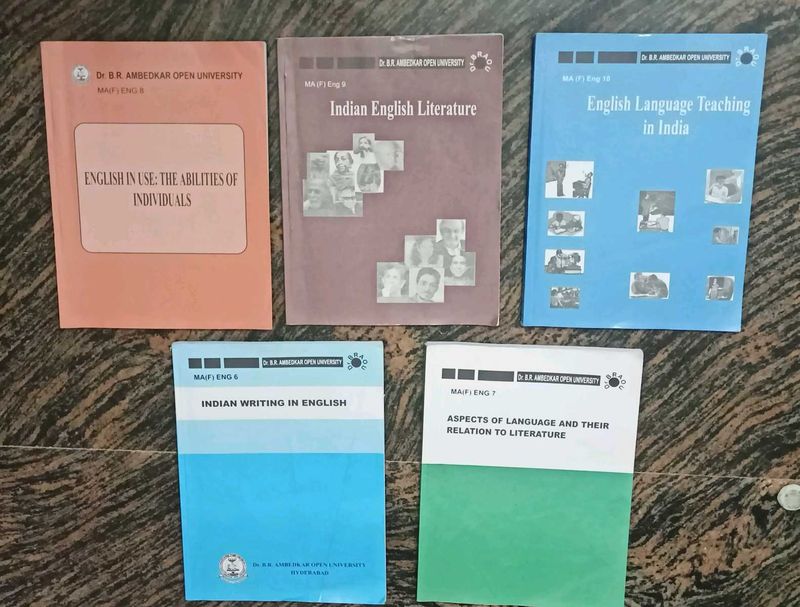 MA- English 2nd Year Books.