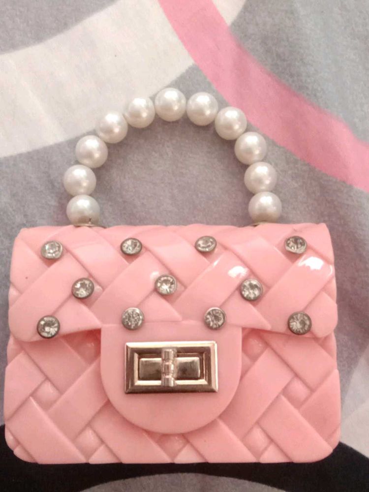Pink asthetic cute handbag 👜