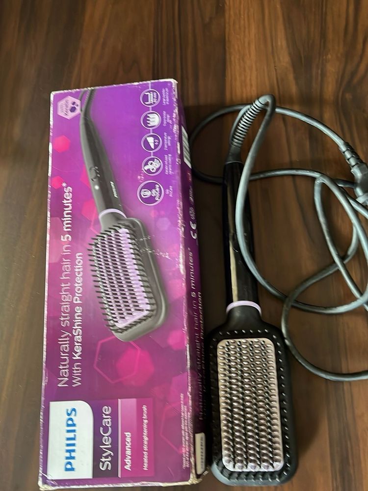 Phillips advanced hair straightening brush