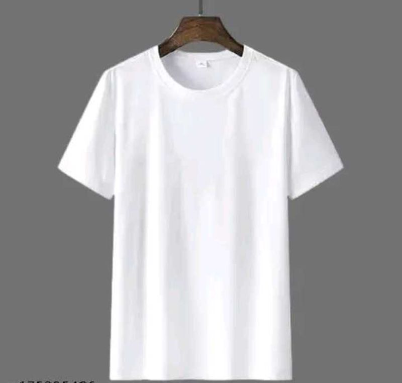Classic White Crew Neck Tee