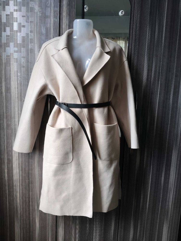 Elegant Beige Trench Coat